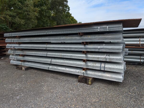 6" X 6" X 3/8" Galvanized Steel Angle