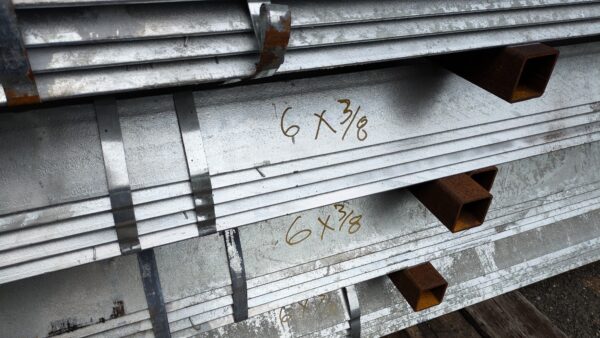 6" X 6" X 3/8" Galvanized Steel Angle