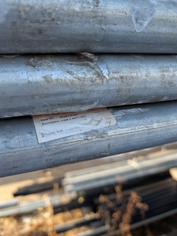 Galvanized Fence Tube